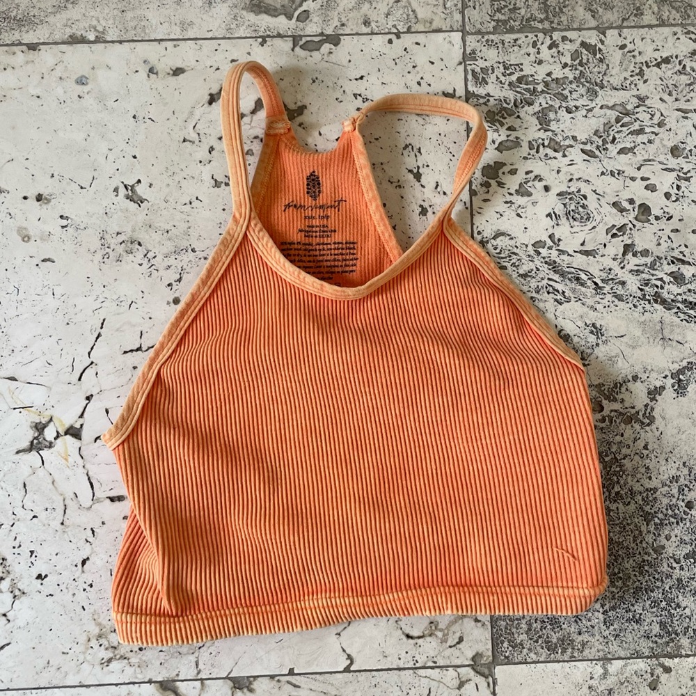 FP Movement Orange Halter Top